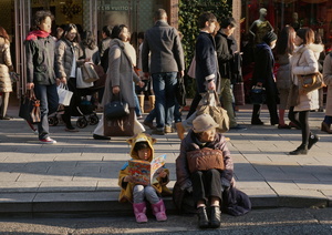 'Komajiro' with grandma
