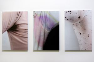 Sweat-stress (armpit/pink) + Sweat-stress (armpit/spectrum) 2003 + Sweat-stress (armpit/opposite-universe 2003)