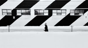 Black on White