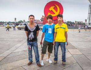 Monument for the 90th anniversary of the Communist Party                       © Blanca Saenz De Castillo