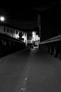 Bridge at night.