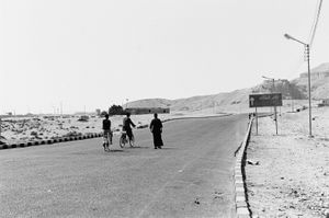 "Man on the road"