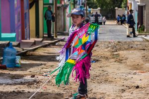Young Boy with a Kite