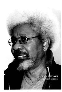 fig.7 Wole SOYINKA (Nobel Prize, Nigeria) (W.S)