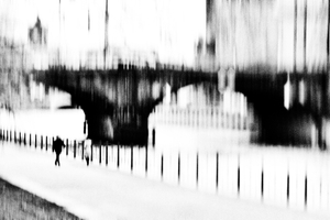 Abstract street photography Berlin - chance encounter