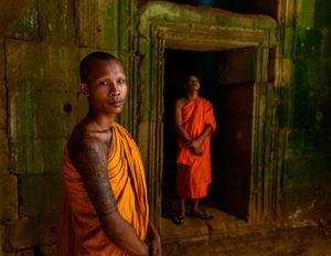 Portrait of Two Monks