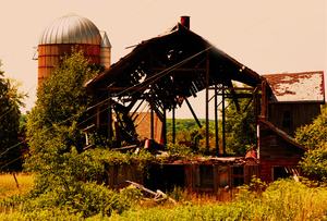Erosion Barn Two -Summer