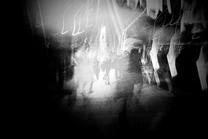 night trace, 35mm film, London