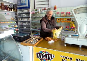 Armenia, Grocery shop in a village © Bert Spiertz