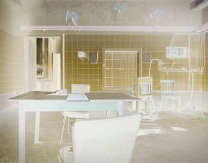 Details from inside the abandoned buildings of Pyramiden.
