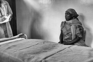 When logistically possible our only female physician examined the female patients.                                        © Lola Reid Allin
