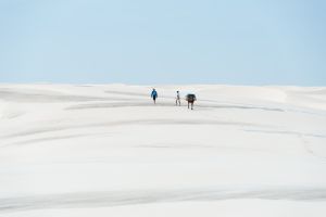 Desert like watercolor painting