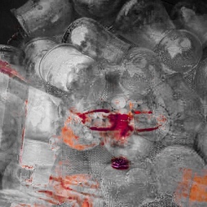 Woman with Curls and Lipstick