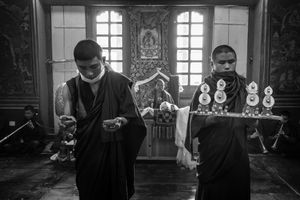 Ceremony at the temple