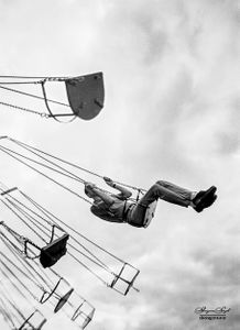 Swinger at Priory Park fair, London