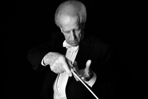Conductor Benjamin Zander Portrait Session