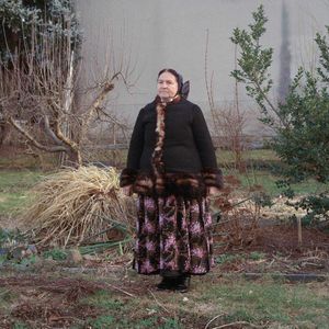 Monica Scholze, Catholic Sorb, Lusatia, 2017. From the series: The last women in their traditional peasant garbs