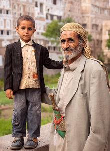 Walking With Grandfather in the Old City