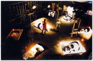 "Bedroom", a photo installation at the International Festival of Comics, Athens, titled: "Escape"