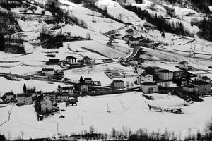 Radiography of a journey. Bernina Express from Tirano to St. Moritz
