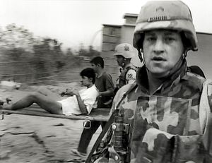 Iraq (2003). U.S. soldiers in Iraq. As days went by, the feel of a relatively easy invasion left room to a what felt like the coming of a storm.