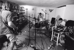 The band warms the basement