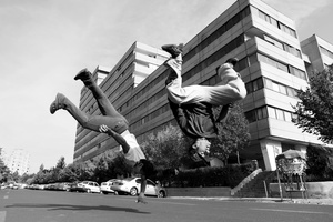 Parkour; play to display