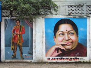 Thespian and politician, Madurai, Tamil Nadu, 2010.