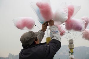 Cotton Candy Seller