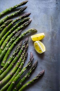 Asparagus and lemon