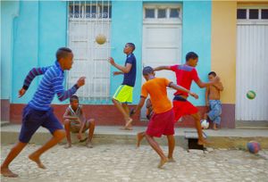 Cobblestone Futbol - Trinidad, Cuba 2015