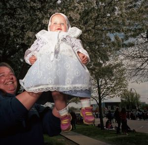Baby, Tulip Festival, Orange City, Iowa, 2014