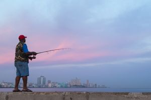 Early AM Fisherman, Havana.