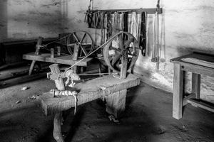 Weaving room | La Purisima mission, Lompoc, California.
