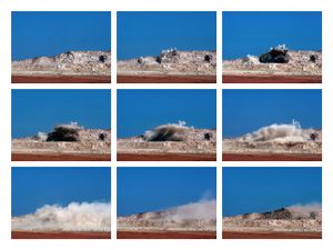 blast #011, Mesogea basin, East Attica, Greece.