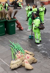 Salute to the sanitation workers in Mexico City