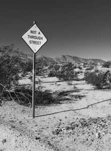 Street sign | Twentynine Palm, Joshua Tree National Park, California.
