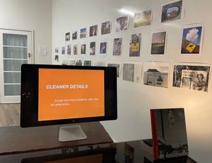 'Cleaner Details' first installation, WordXimage Gallery, Maitland, NSW, Australia, 2023,