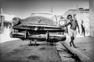 Boy and Car
