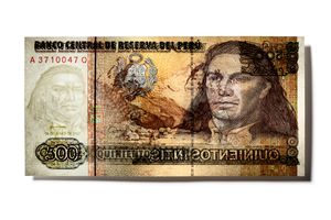 PERU 500 INTIS front, 1987