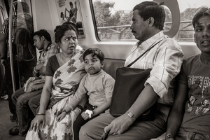 Blue Line near Karol Barg, Delhi (2012).