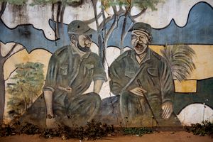 Mural de Machel e Mondlane