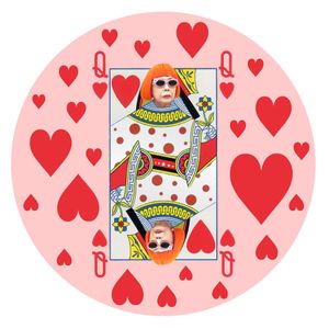 Yayoi Kusama as the Queen of Arts