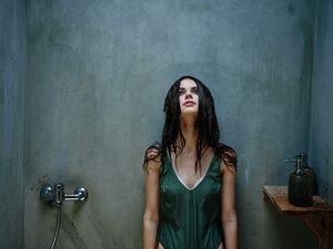 girl in the shower