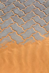 returning sand