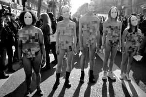 Feminist strike and protest
