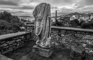 site of Eleusinian mysteries, Elefsina, 2016