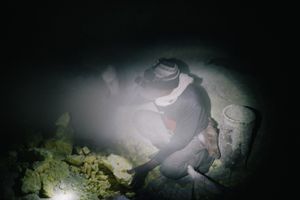 Miner at work