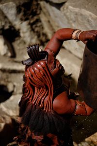 Life among the Himba - fetching water
