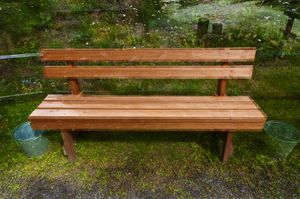 Three benches in a museum, Jakobstad, 2011